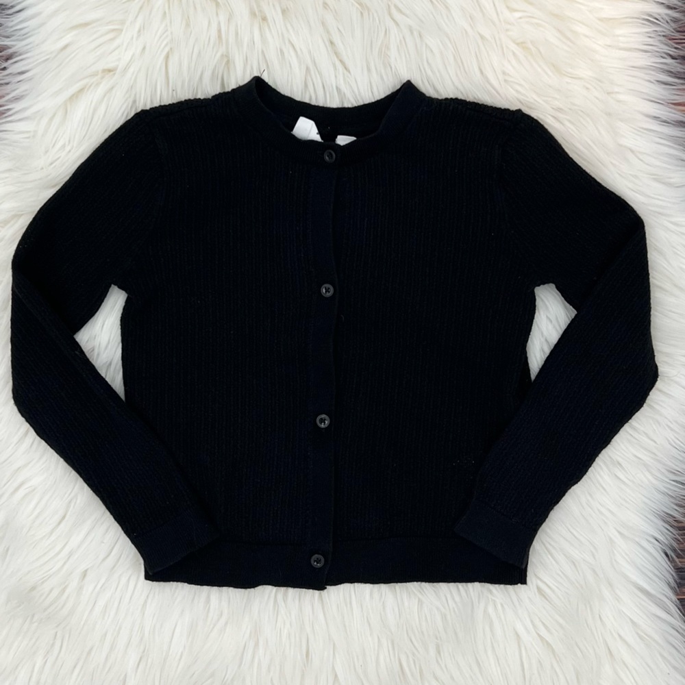 GapKids Black Knit Cardigan